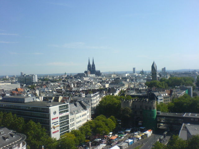 K�ln terasse zehuss dom hotel k�ln panorama dach 