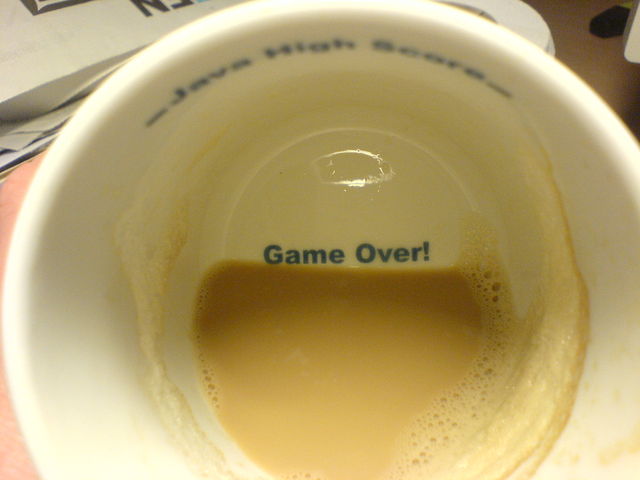 oha ! gameover kaffeesatz kaffee zukunft 