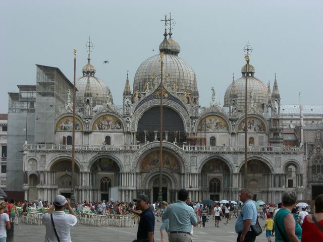 Basilika di San Marco markusdom italien tauben venedig 