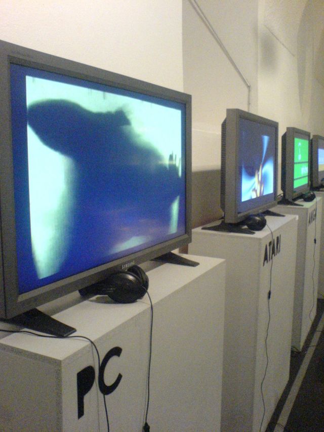screens freiraum ausstellung demoscene demoszene museumsquartier mq 
