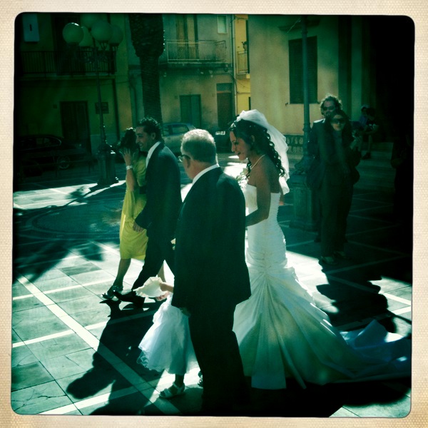 Die Braut enza hochzeit papa sizilien 